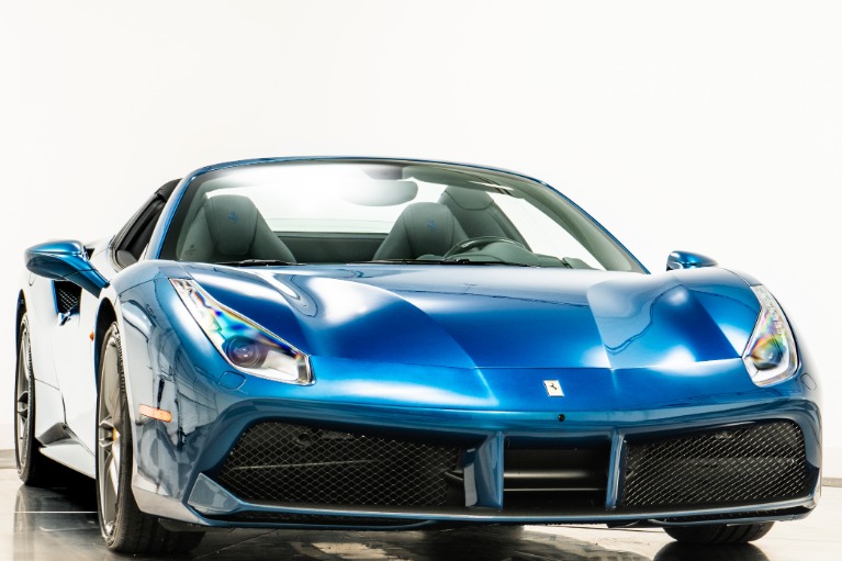 Used 2018 Ferrari 488 Spider in Blu Abu Dhabi For Sale (Sold