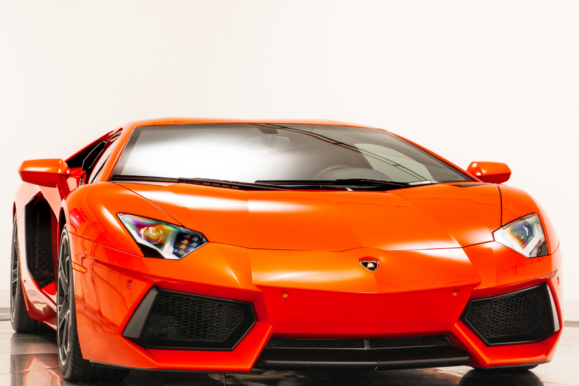 Used 2012 Lamborghini Aventador LP 700-4 in Arancio Argos For Sale