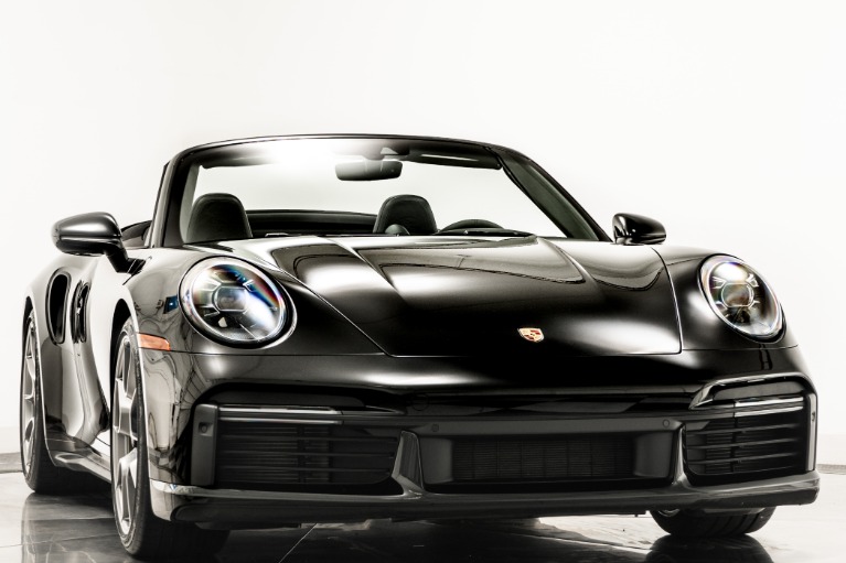Used 2022 Porsche 911 Turbo S Cabriolet in Black For Sale (Sold