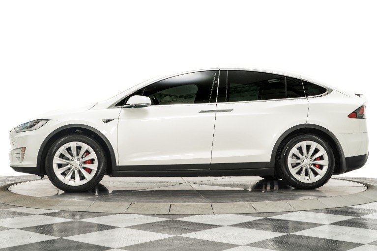 Used 2017 Tesla Model X P100D in Pearl White Multi-Coat For Sale