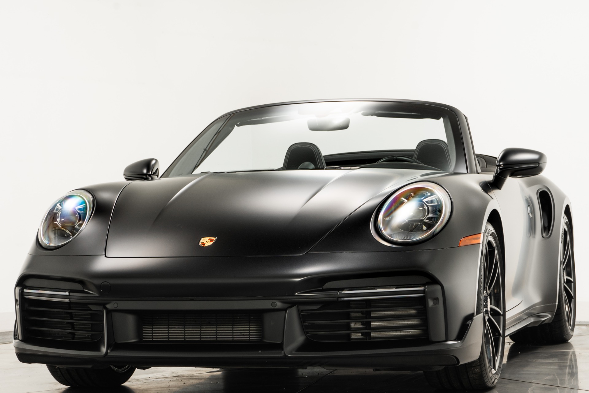 Used 2022 Porsche 911 Turbo S Cabriolet in Black For Sale (Sold