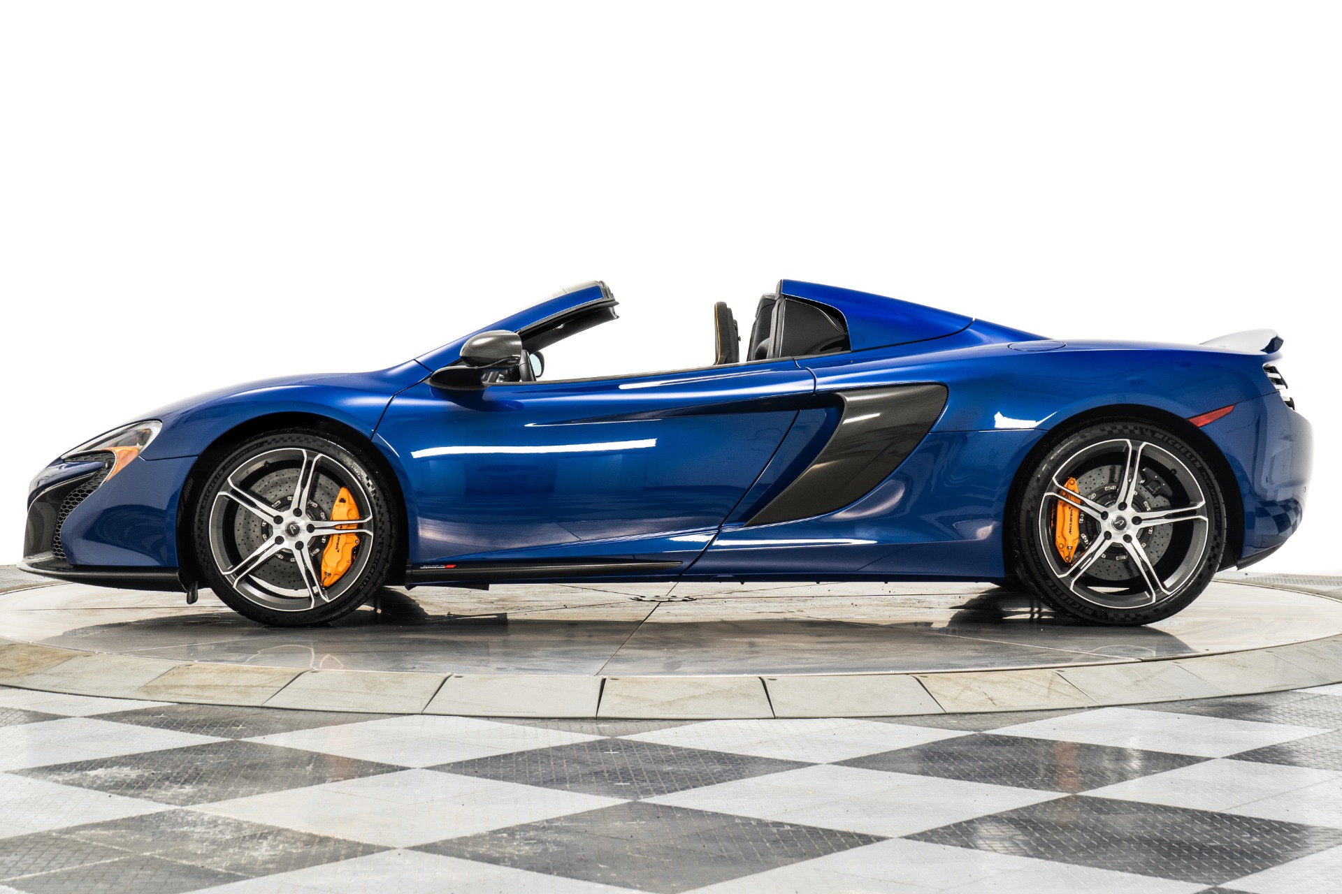 Used 2015 McLaren 650S Spider in Aurora Blue For Sale (Sold