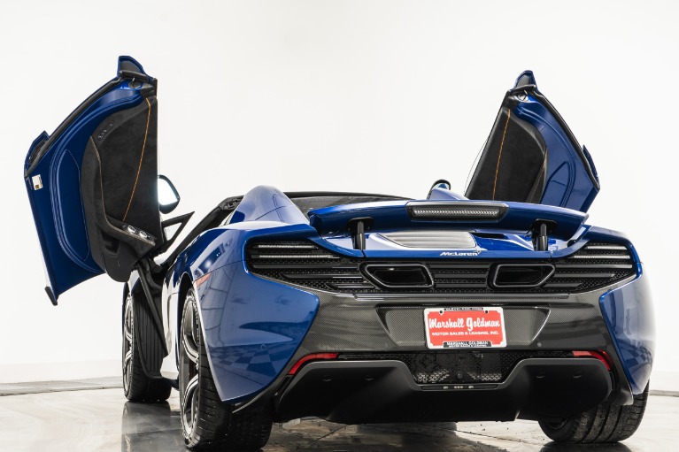 Used 2015 McLaren 650S Spider in Aurora Blue For Sale (Sold