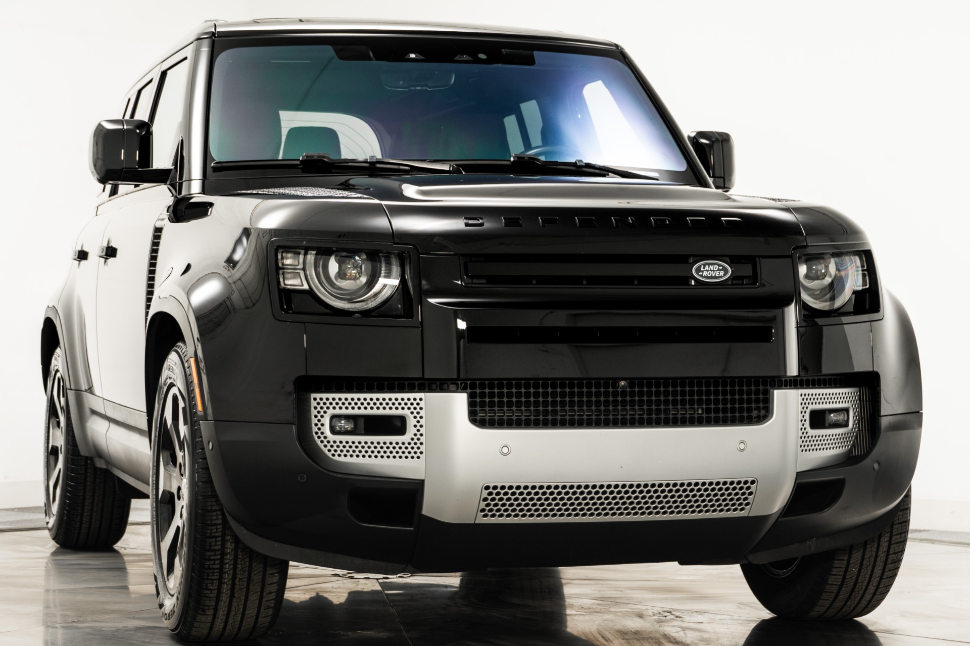 Used 2021 Land Rover Defender 110 S Three Row in Santorini Black