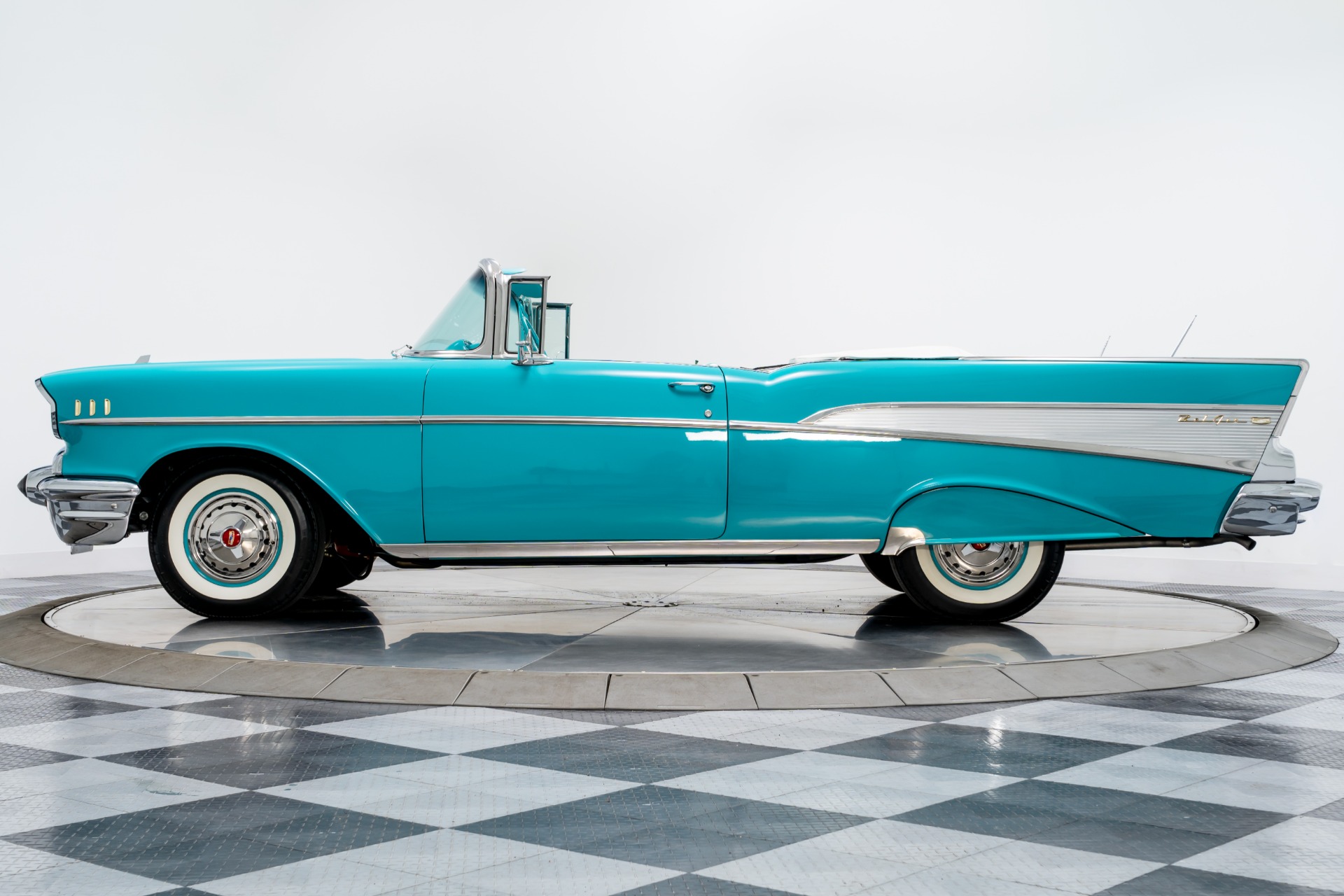 Used 1957 Chevrolet Bel Air Convertible in Tropical Turquoise For