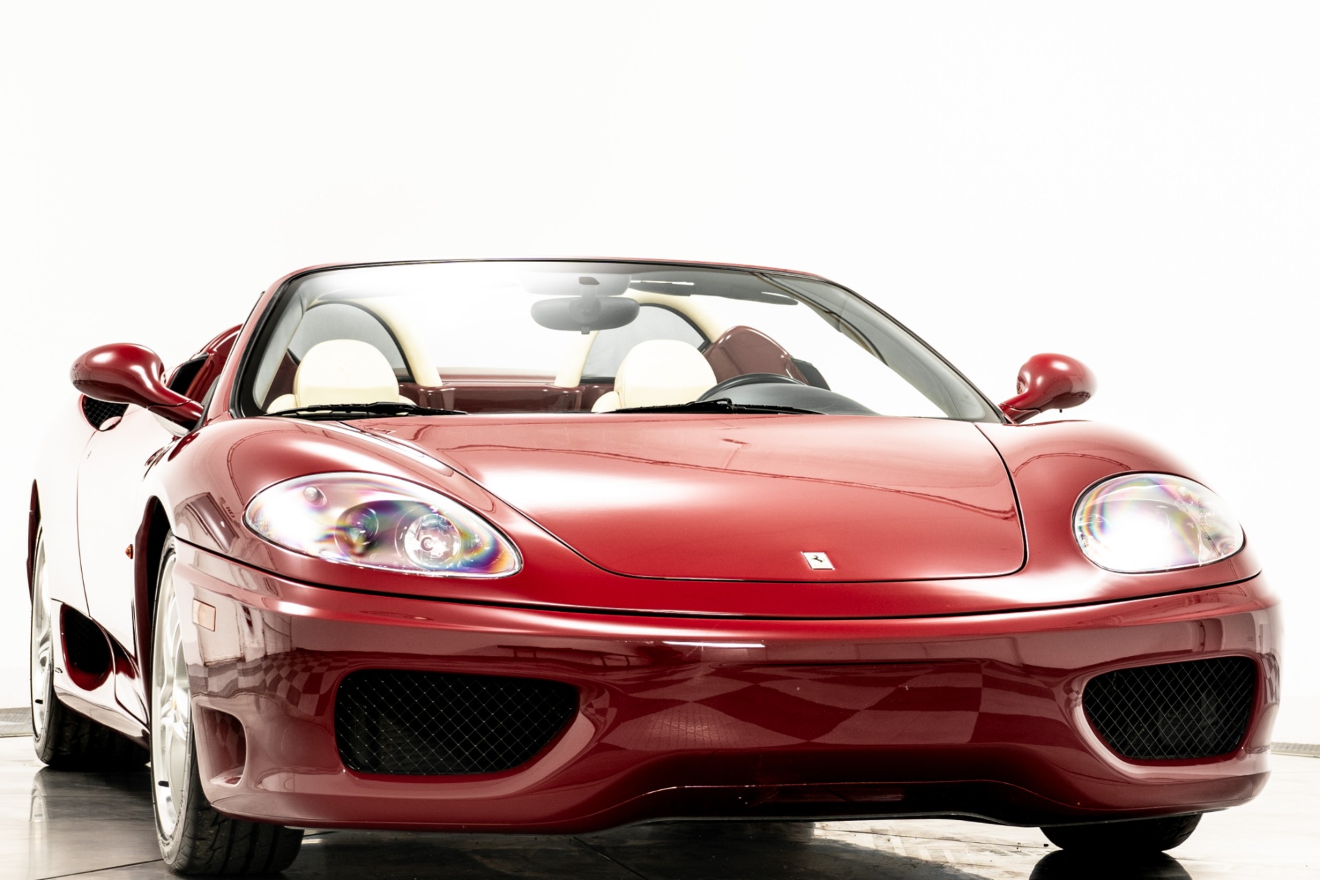Used 2004 Ferrari 360 Spider in Rosso Barchetta For Sale (Sold