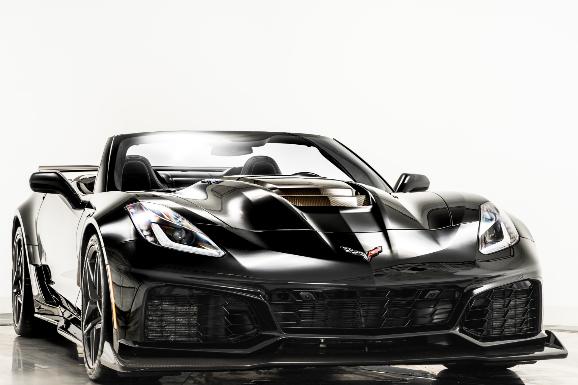 Used 2019 Chevrolet Corvette ZR1 3ZR Convertible in Black For Sale
