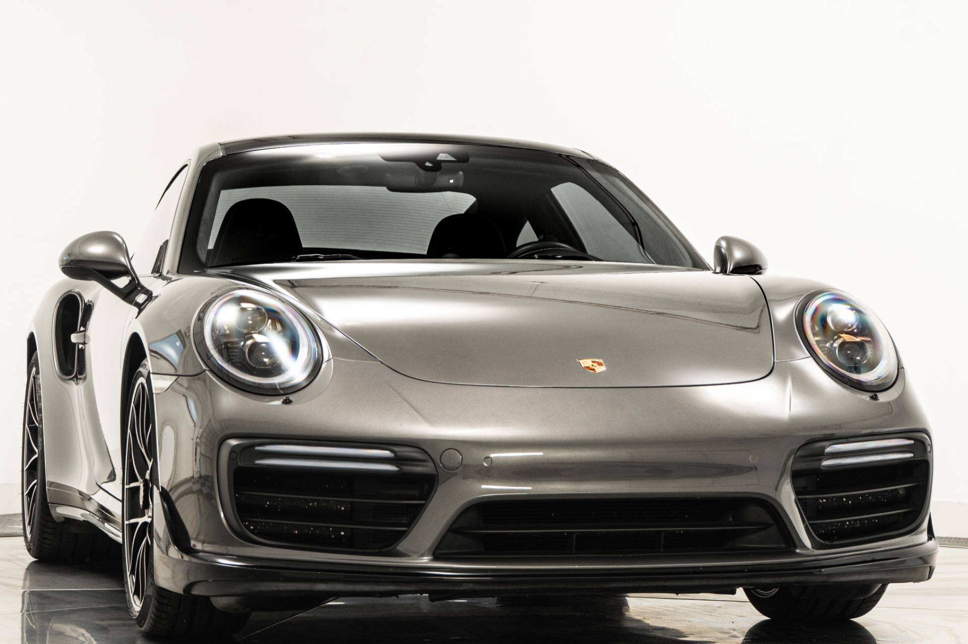 Used 2018 Porsche 911 Turbo S in Agate Grey Metallic For Sale
