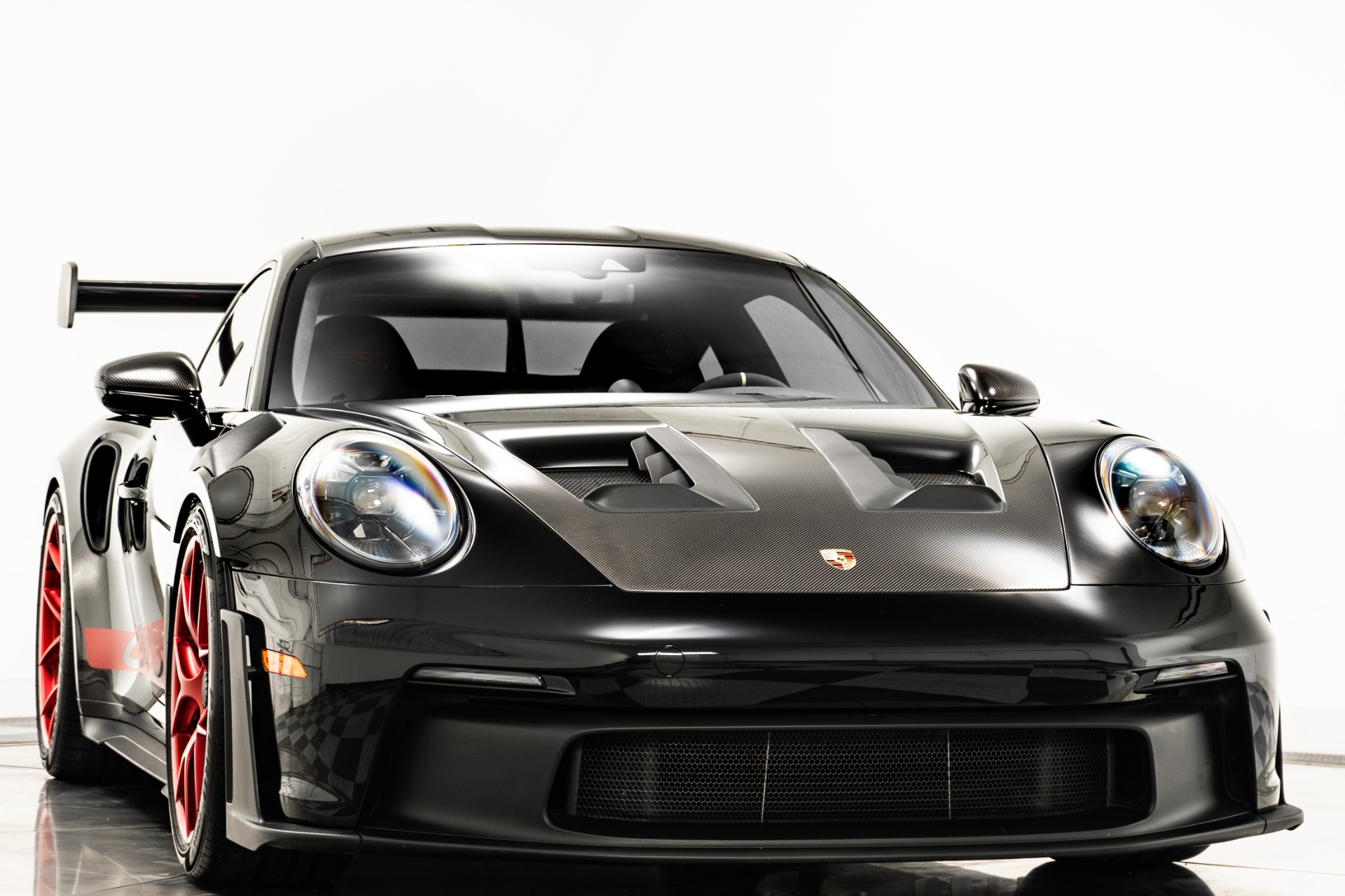 AUTOTart Porsche 911 GT3 RS1/12ブラック PORSCHE 911 CARRERA GT3 RS (991) GLOSS BLACK SILVER WHEELS 1
