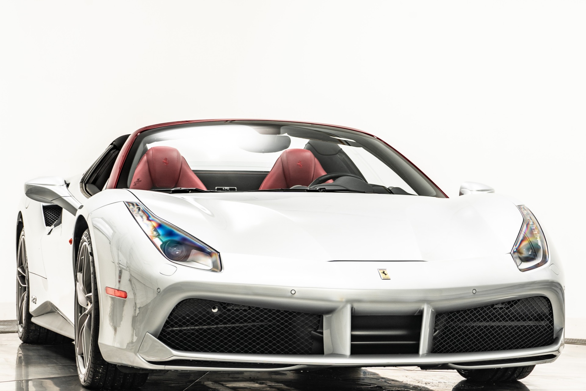 Used 2018 Ferrari 488 Spider 70th Anniversary in Pure Metal Silver