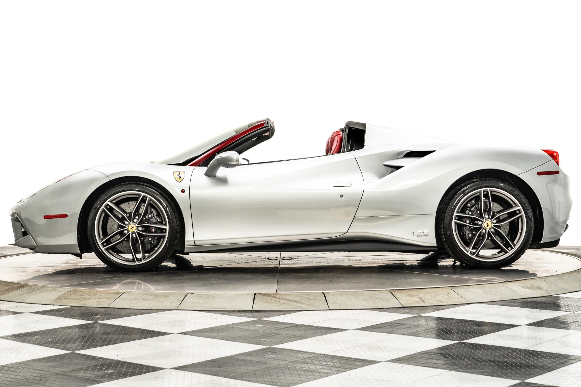 Used 2018 Ferrari 488 Spider 70th Anniversary in Pure Metal Silver