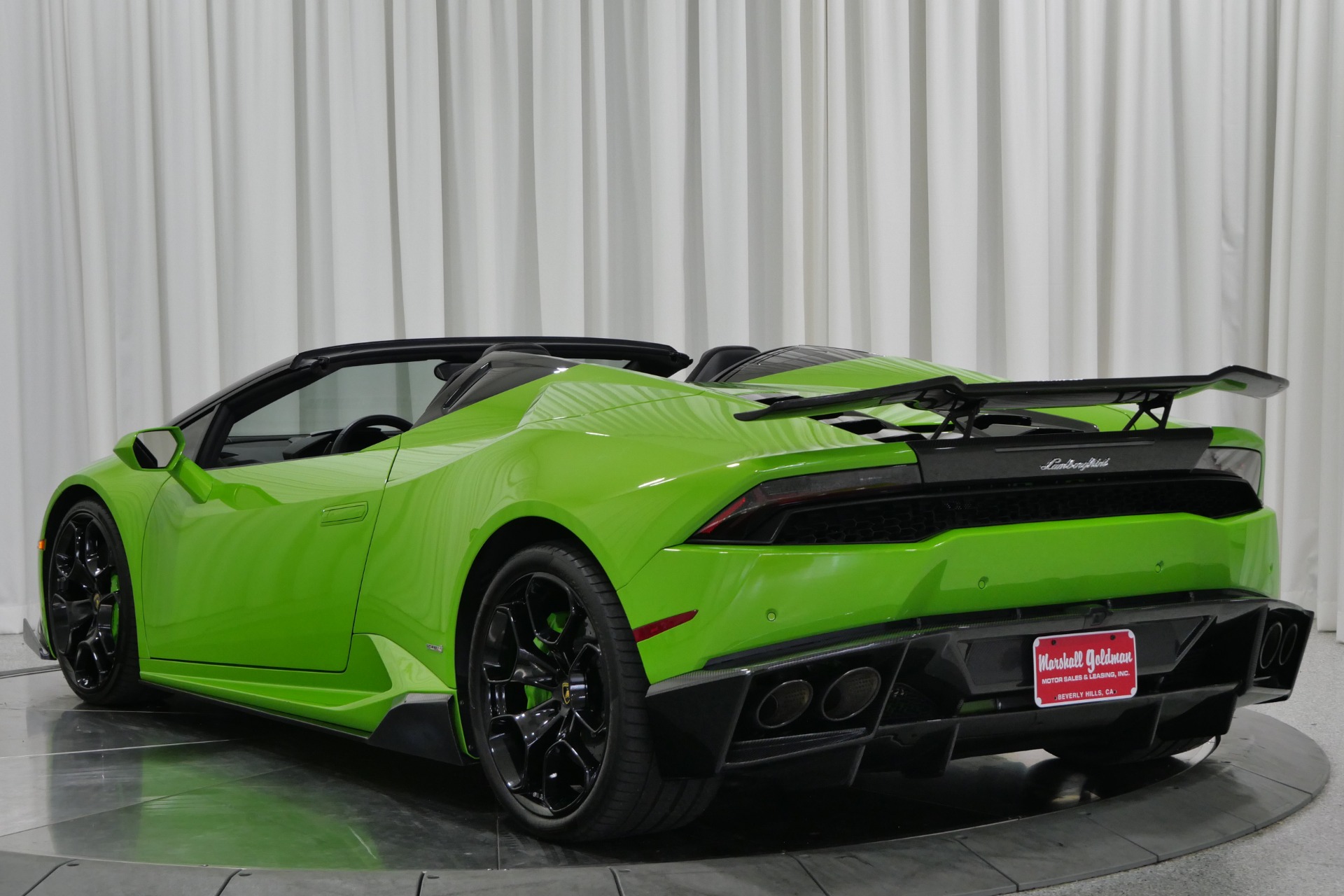 Used 2016 Lamborghini Huracan LP 610-4 Spyder in Verde Mantis For