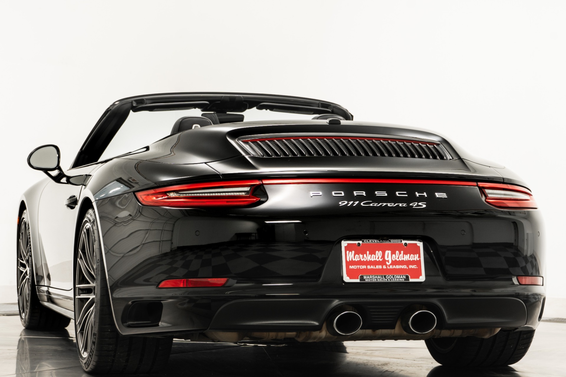 Used 2017 Porsche 911 Carrera 4S Cabriolet in Black For Sale (Sold