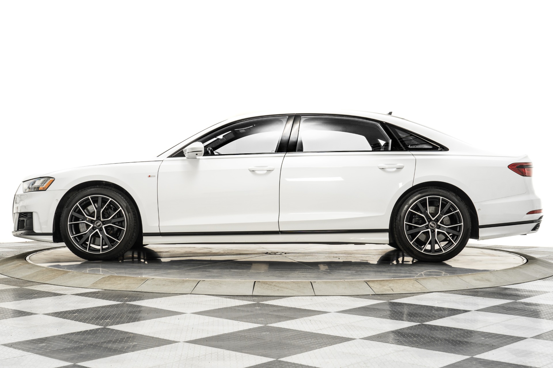 Used 2021 Audi A8 L quattro 60 TFSI in Glacier White Metallic For