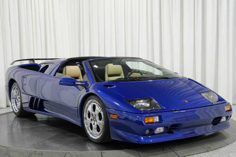 vivi.1999_da様 ブルー ネイビー インディゴ 青 Used 1999 Lamborghini Diablo VT Roadster in Blu Chiaro For Sale