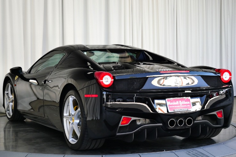 Used 2014 Ferrari 458 Spider in Nero For Sale (Sold