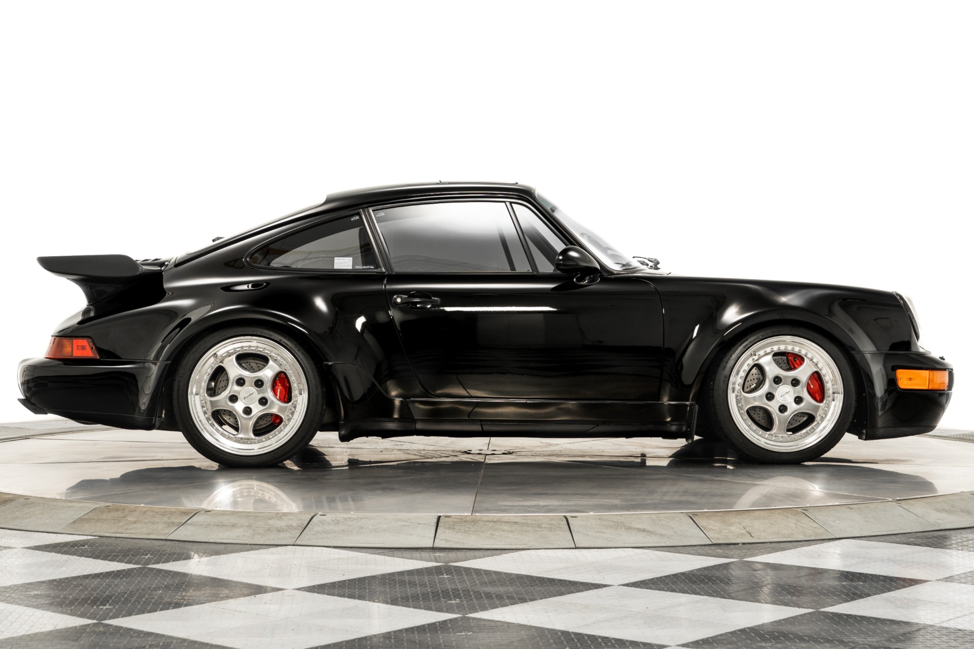 1993 Satin Black Porsche 911 3.6 Turbo (964) For Sale in