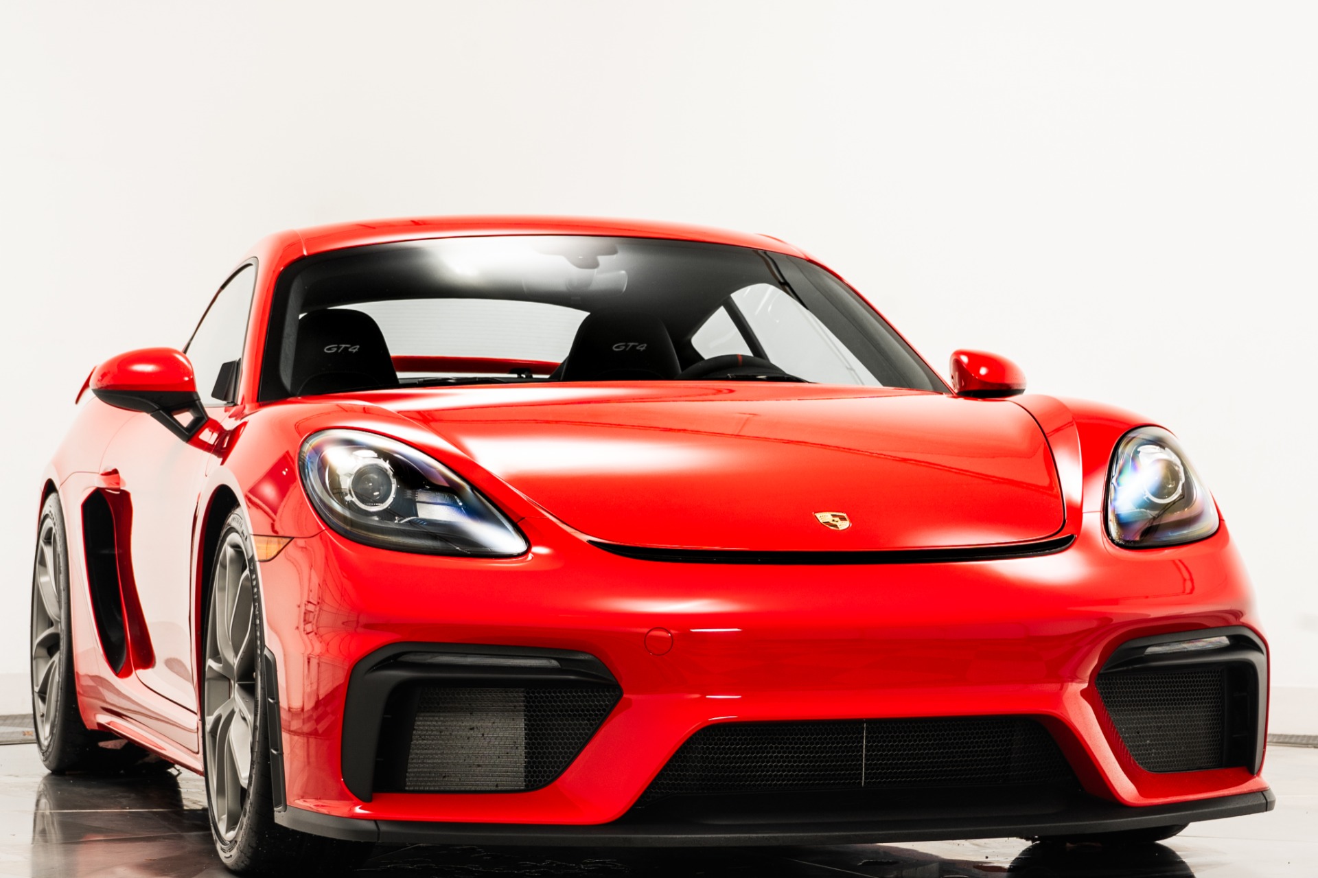 Used 2023 Porsche 718 Cayman GT4 in Guards Red For Sale (Sold