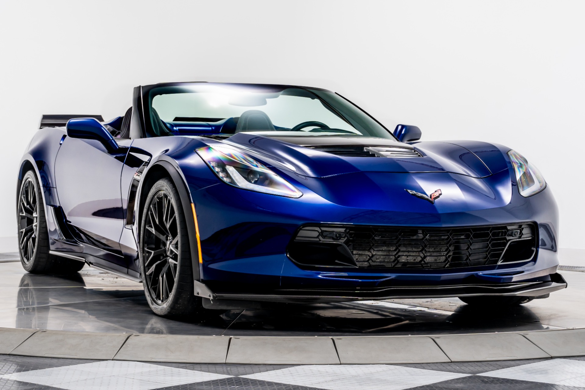 Used 2017 Chevrolet Corvette Z06 in Admiral Blue Metallic For Sale