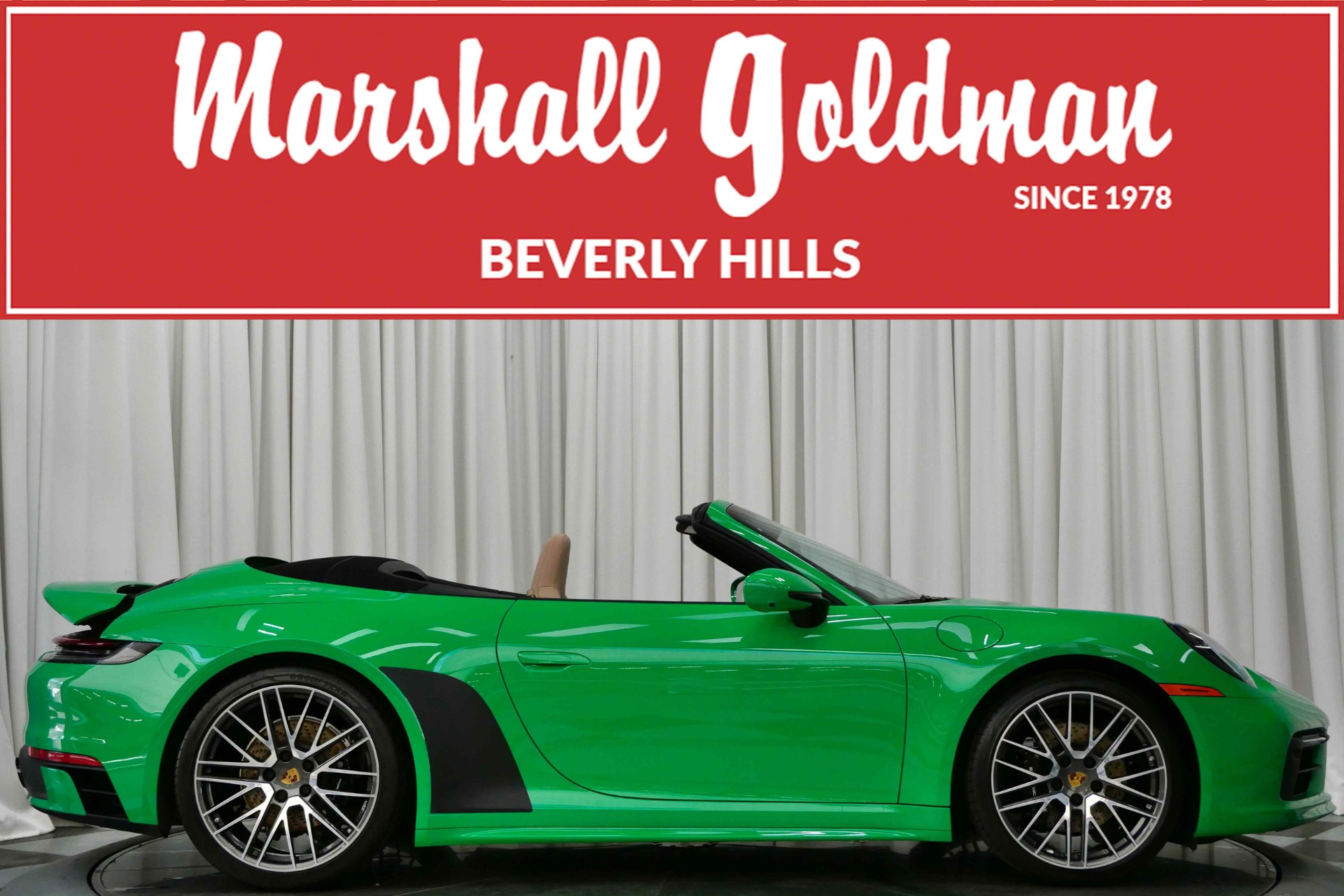 Used 2022 Porsche 911 Carrera 4S Cabriolet in Python Green For