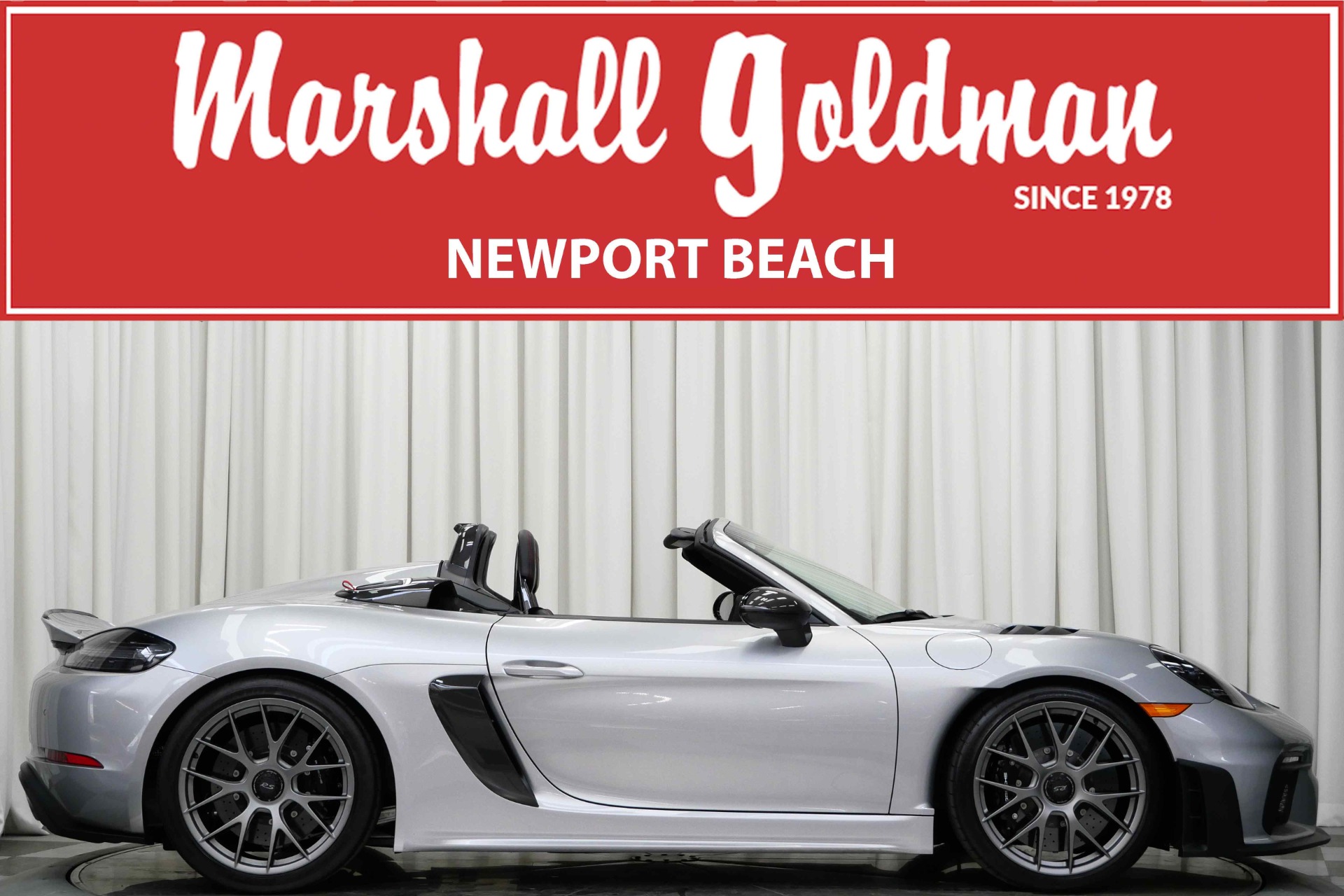 Used 2024 Porsche 718 Spyder RS Weissach in GT Silver Metallic For