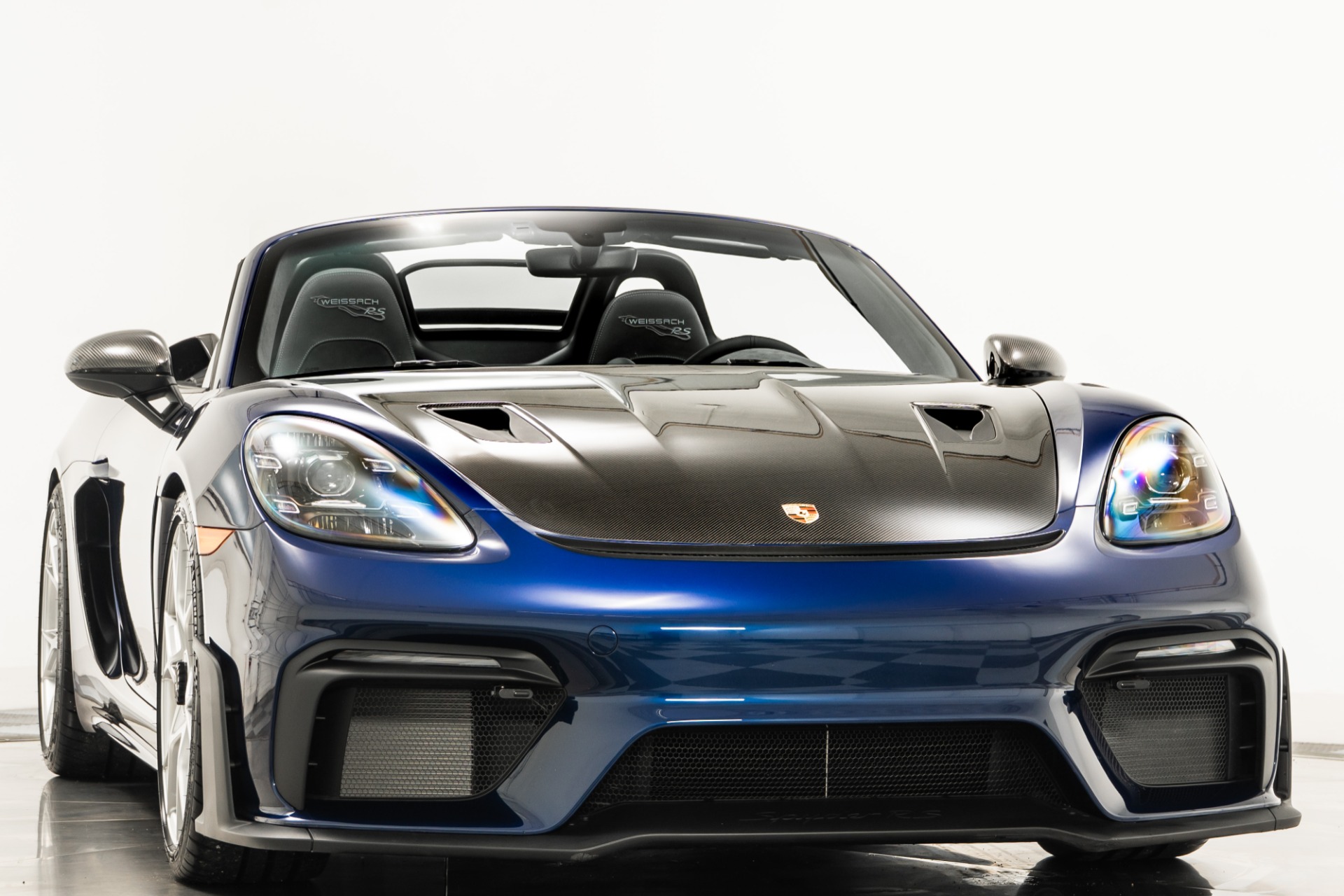 Used 2025 Porsche 718 Spyder RS Weissach in Gentian Blue Metallic