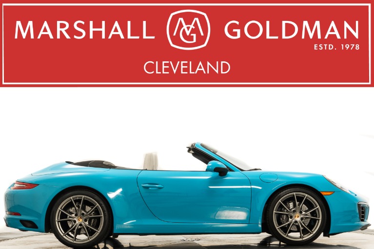 Used 2017 Porsche 911 Carrera Cabriolet in Miami Blue For Sale