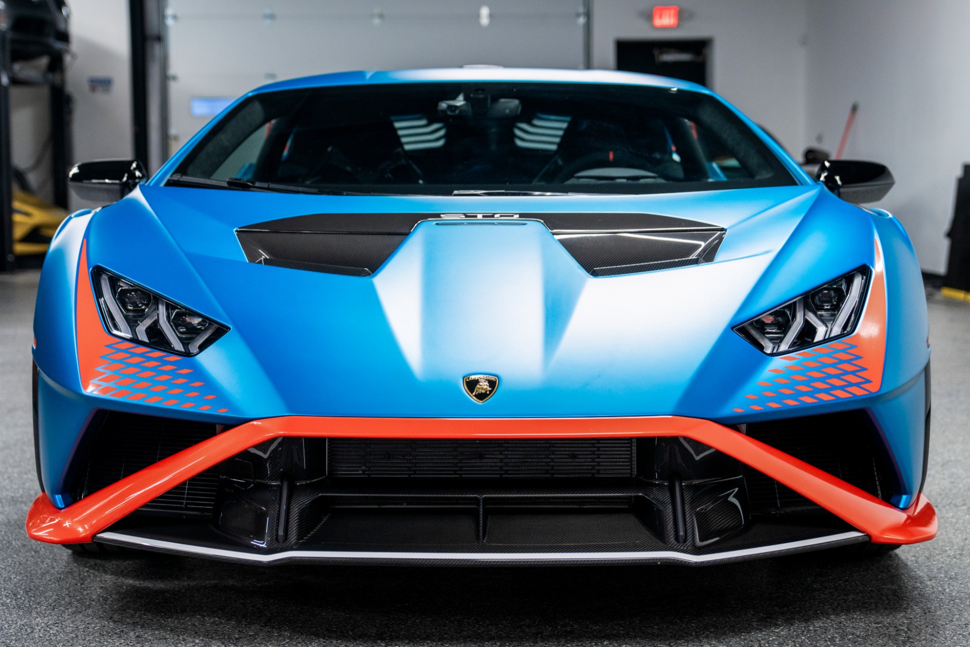 Used 2022 Lamborghini Huracan STO in Blu Uranus Matt For Sale