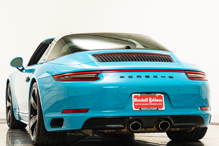 Used 2017 Porsche 911 Targa 4S in Miami Blue For Sale (Sold