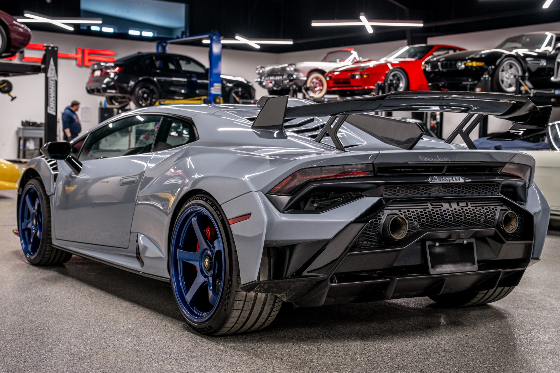 Used 2024 Lamborghini Huracan STO in Grigio Acheso For Sale (Sold