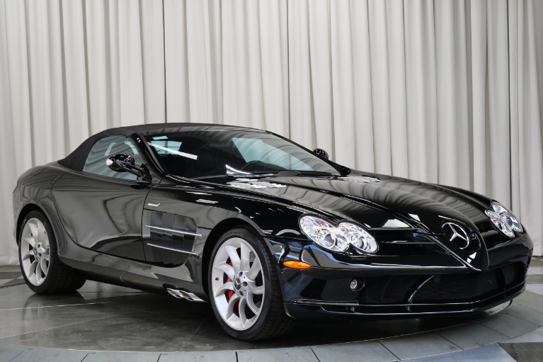 Used 2008 Mercedes-Benz SLR McLaren Roadster in Pure Black For