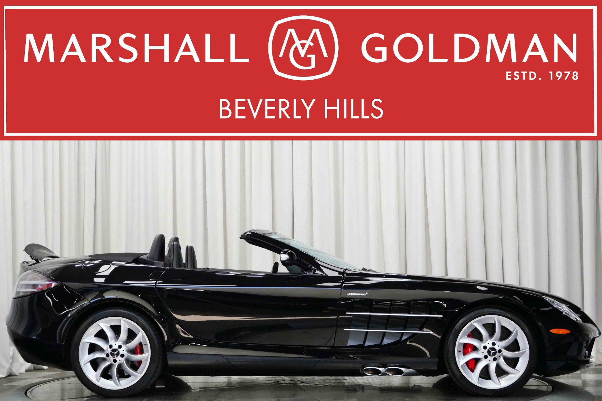 Used 2008 Mercedes-Benz SLR McLaren Roadster in Pure Black For