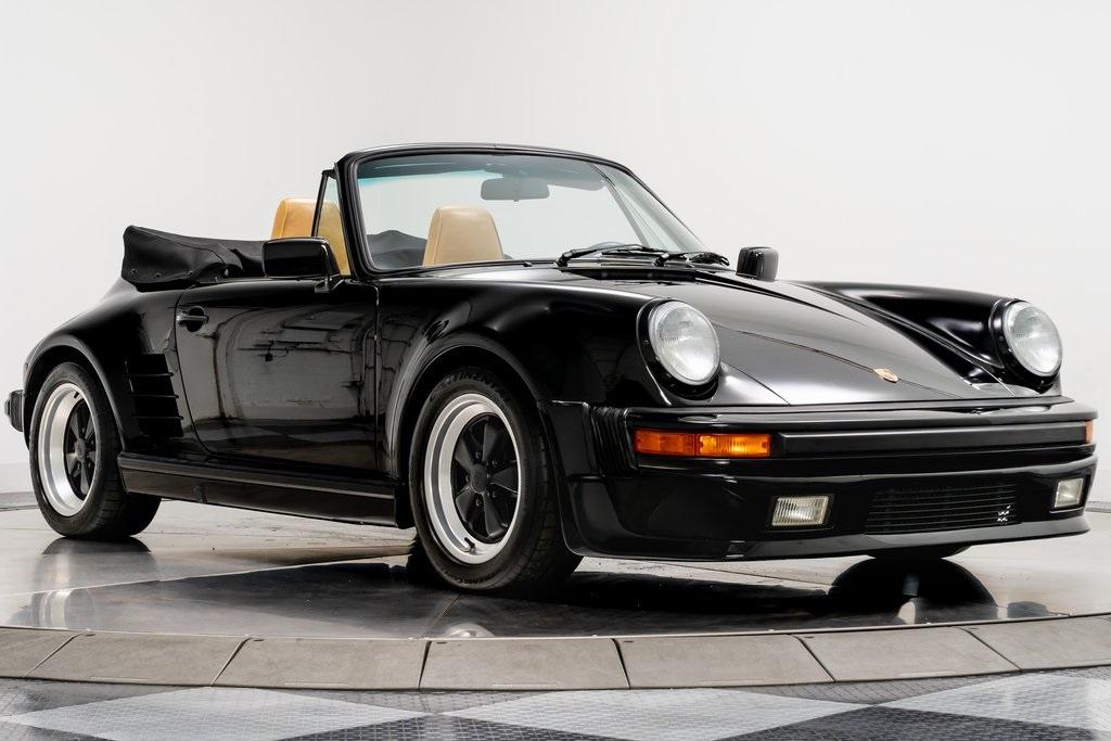 Used 1987 Porsche 911 Carrera Cabriolet in Black For Sale (Sold