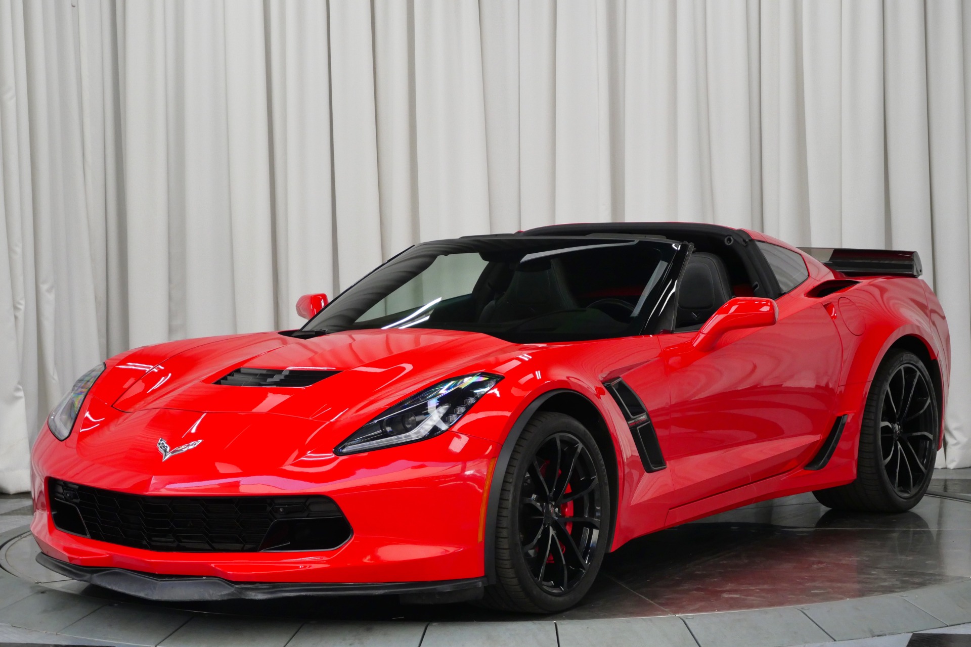 Used 2019 Chevrolet Corvette Grand Sport in Torch Red For Sale