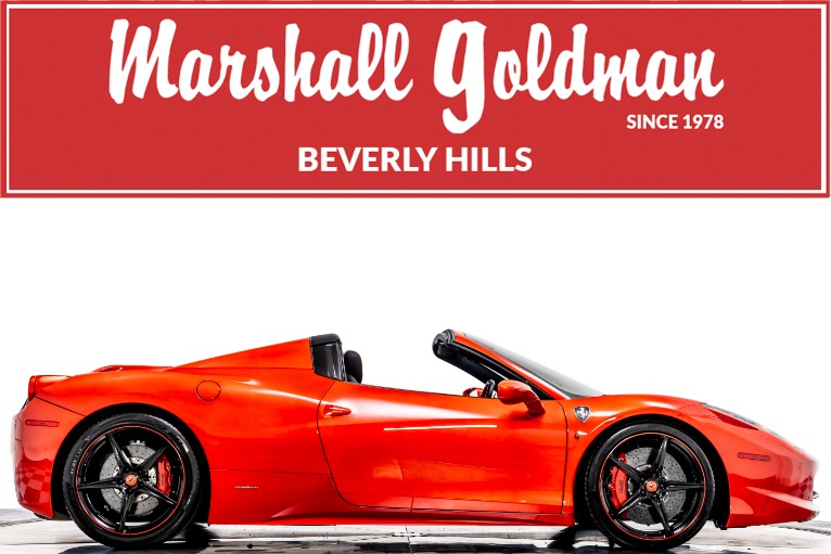 Used 2015 Ferrari 458 Spider in Rosso Scuderia Tre Strati For Sale