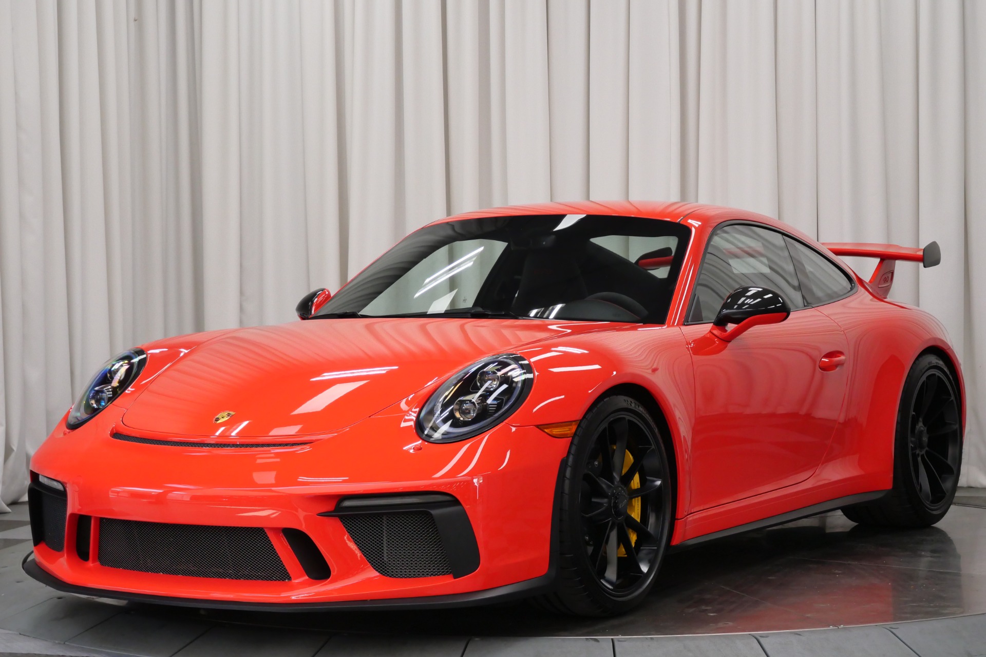 Used 2019 Porsche 911 GT3 in Lava Orange For Sale (Sold