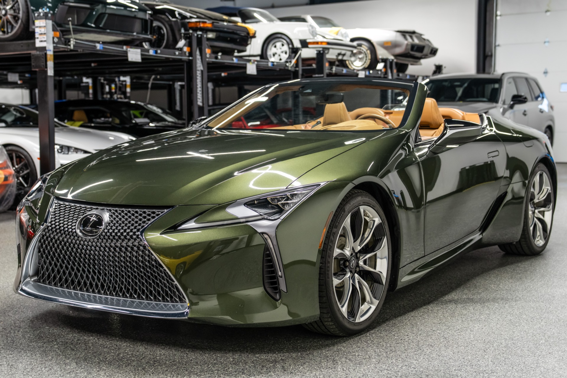 Used 2023 Lexus LC 500 Convertible in Nori Green Pearl For Sale