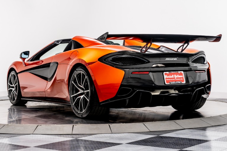 Used 2018 McLaren 570S Spyder in Volcano Orange For Sale (Sold