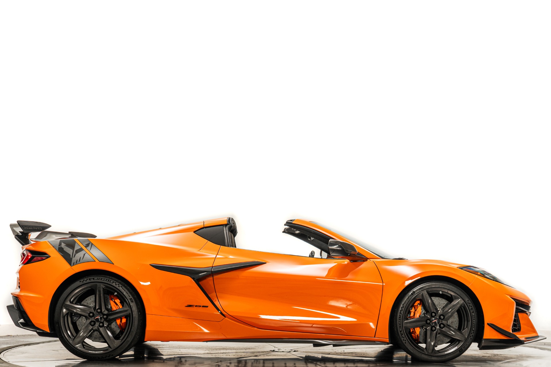 Used 2023 Chevrolet Corvette Z06 3LZ Z07 in Amplify Orange