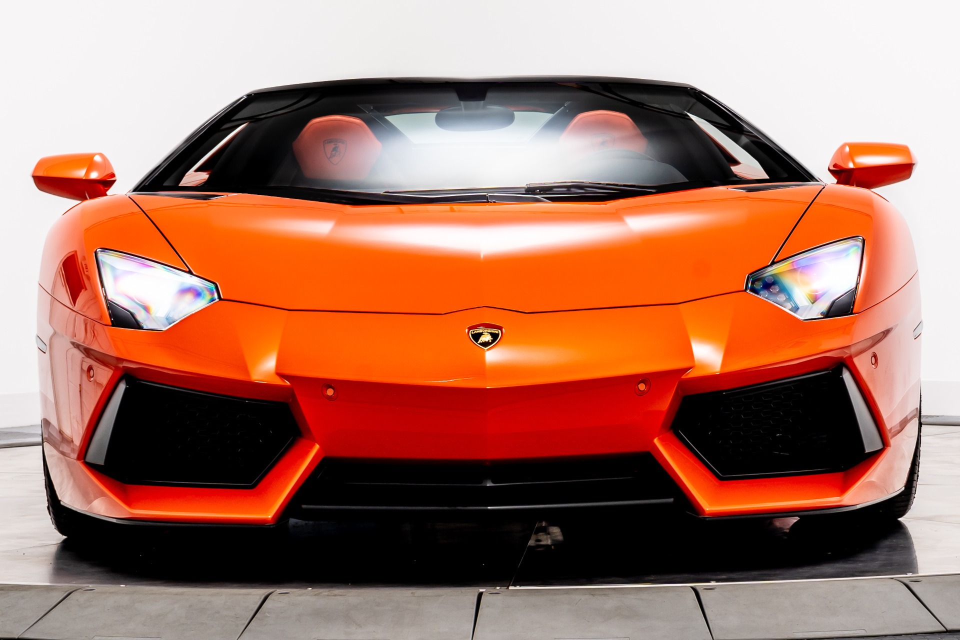 Used 2014 Lamborghini Aventador LP 700-4 Roadster in Arancio Argos