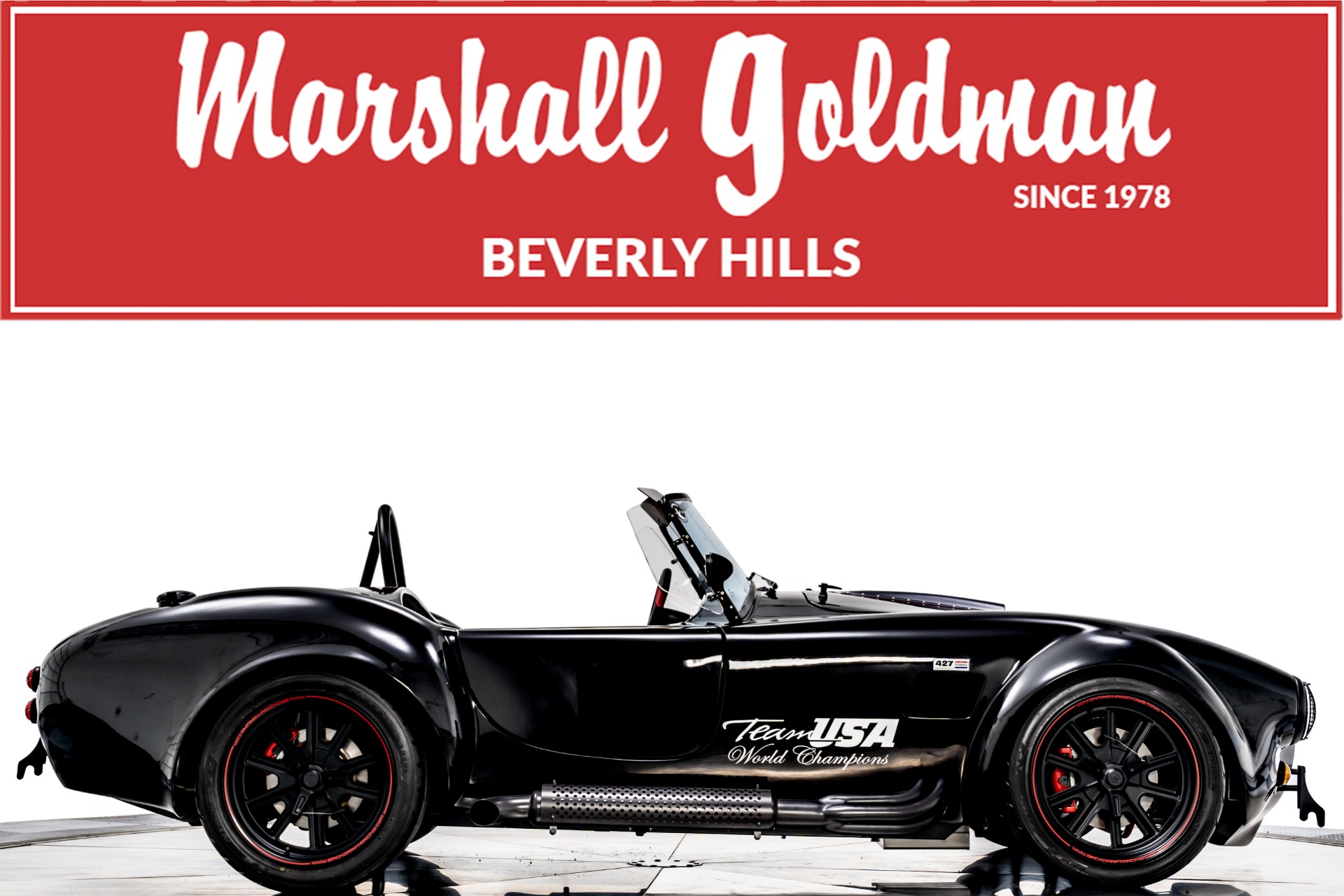 Used 1965 Backdraft BDR Cobra Roadster in Black Magic For Sale