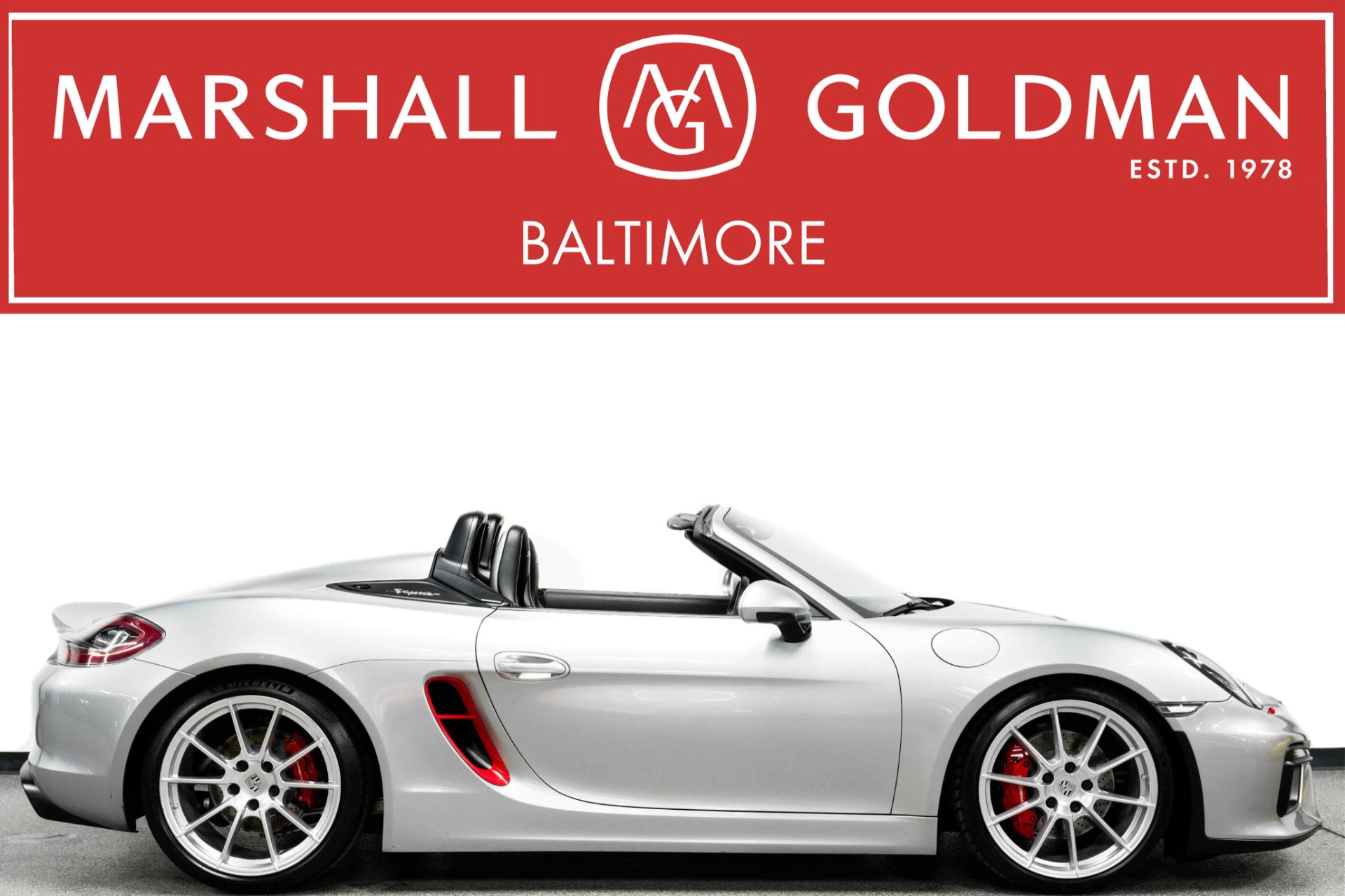 Used 2016 Porsche Boxster Spyder -6 Speed Manual, 18 Way Sports