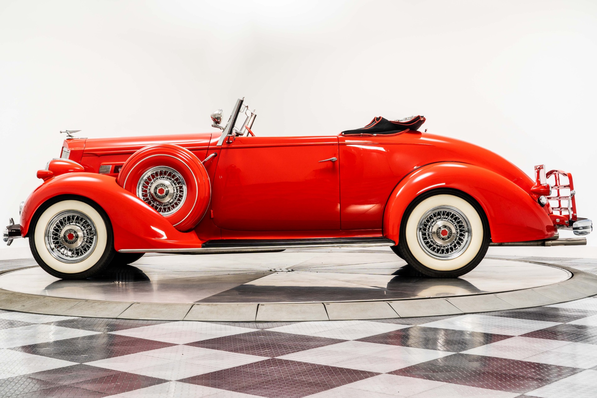Used 1936 Packard 120 Convertible Coupe in Bright Red For Sale