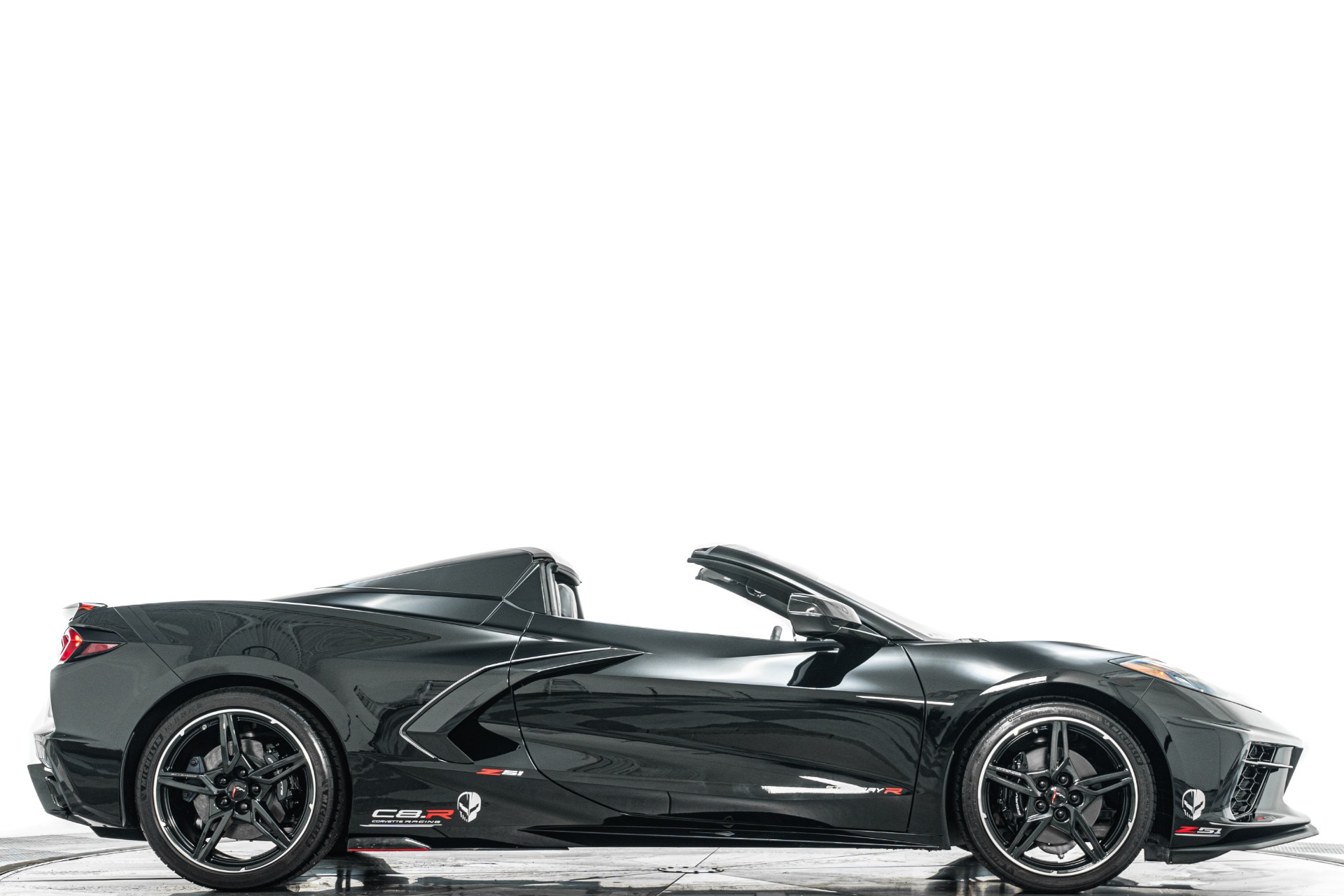 Used 2025 Chevrolet Corvette Stingray in Black For Sale (Call for