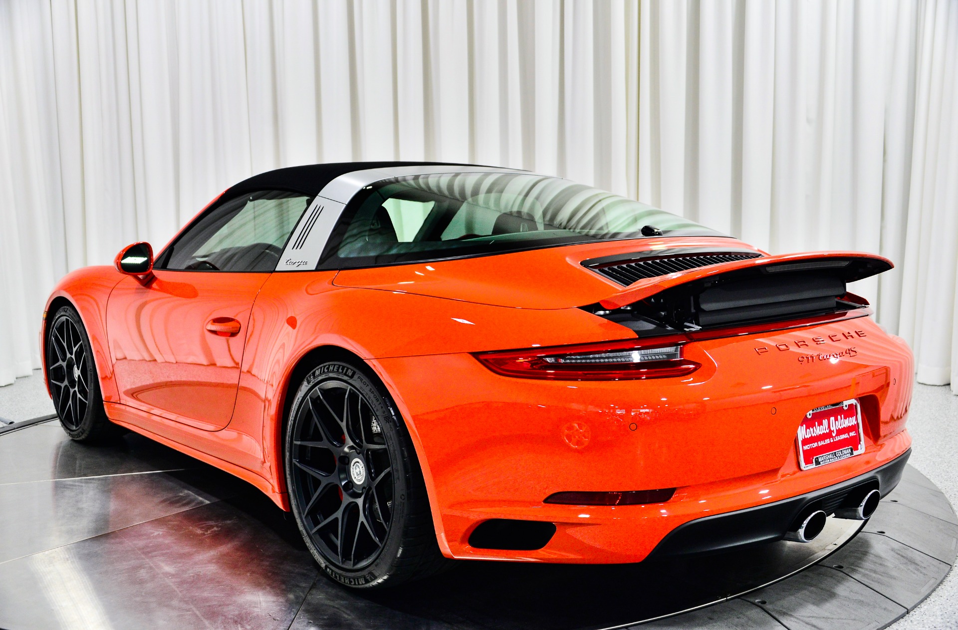 Used 2017 Porsche 911 Targa 4S in Lava Orange For Sale (Sold