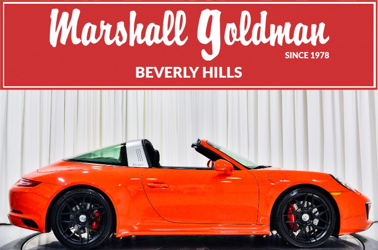Used 2017 Porsche 911 Targa 4S in Lava Orange For Sale (Sold