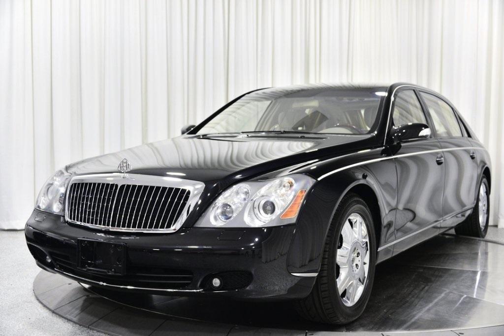 Used 2009 Maybach 62 Partition in Caspian Black Metallic For Sale