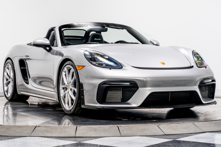 Used 2020 Porsche 718 Boxster Spyder in GT Silver Metallic For