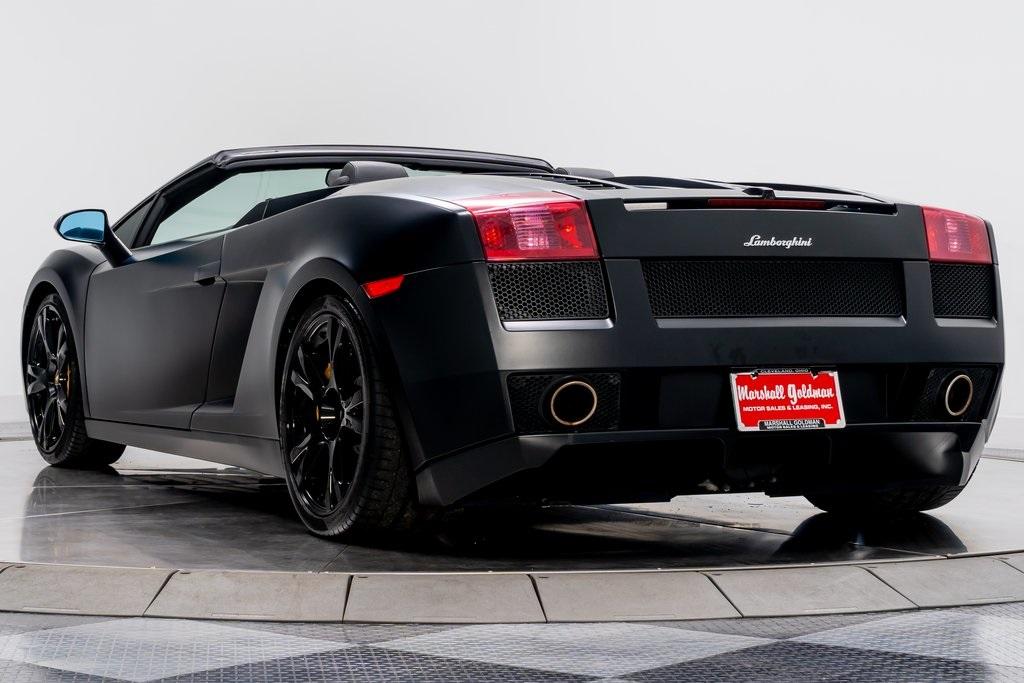 Used 2008 Lamborghini Gallardo Spyder in Nero Nemesis For Sale
